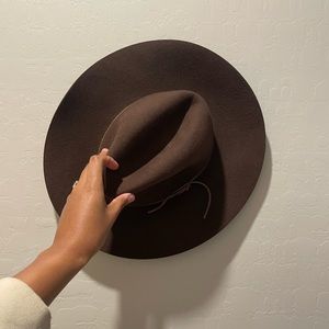 Women’s 100% Wool Brown Fedora